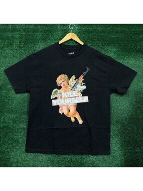 G59 Records x The Suicideboys Kill Yourself AK Cherub Hip-Hop T-Shirt XL